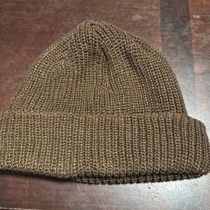 George Men’s Beanie Hat Stocking Cap  Brown NWOT skully